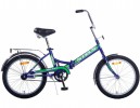 Велосипед 20' складной STELS PILOT-410 фиалковый/зеленый